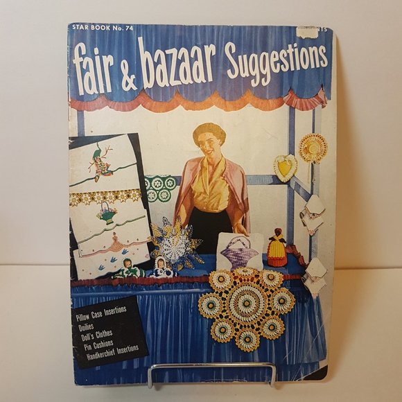Vintage 1950s AMERICAN THREAD COMPANY Fair & Bazaar Suggestions Star Book No 74 - Picture 2 of 9
